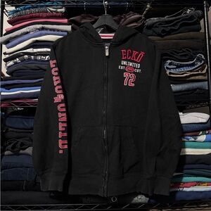Ecko Unlimited Black Jacket with Red Accents